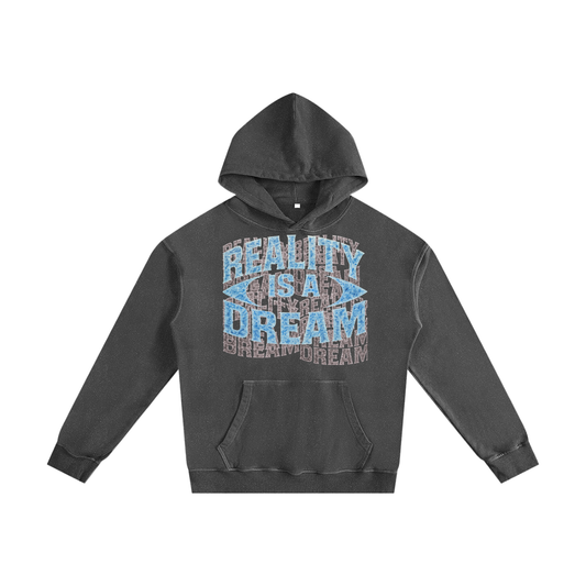 Lucid Black And Blue Reality Is A Dream Hoodie